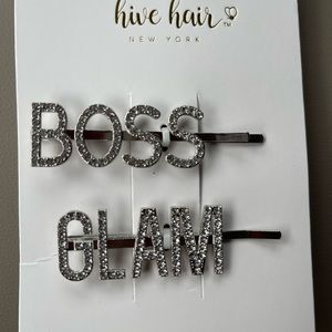 Boss and glam Crystal hair pins